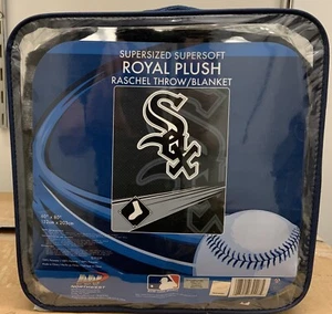 CHICAGO WHITE SOX 60"X80" ROYAL PLUSH RASCHEL BLANKET NEW NORTHWEST ๐ - Picture 1 of 1