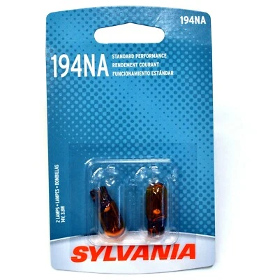 Sylvania Basic 194NA 3.8W Two Bulb Front Side Marker Light Replacement Plug Play — 第 1/4 张图片