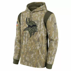 MINNESOTA VIKINGS NIKE Camo 2021 Salute To Service HOODIE HERREN LARGE LAST ONE! - Bild 1 von 5