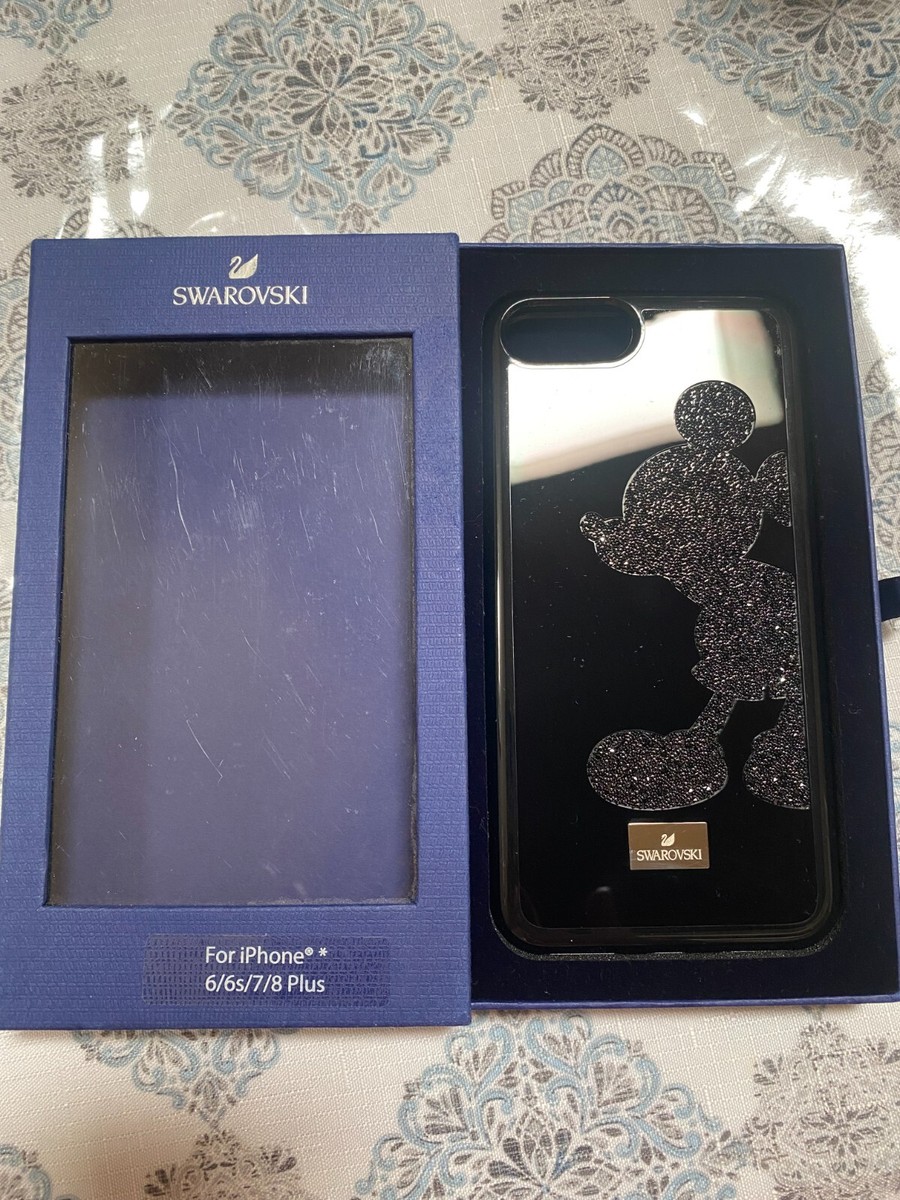 SWAROVSKI スワロフスキー iPhoneケース 8Plus ブラック SWAROVSKI スワロフスキー iPhoneケース 8Plus ブラック