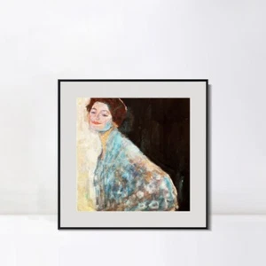 Gerahmter Leinwand Giclée Druck Büste Frau von Gustav Klimt Wandbild Wohndeko - Bild 1 von 17