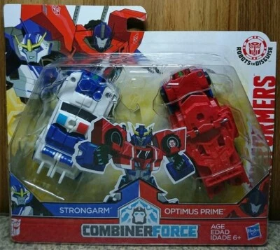 Hasbro Transformers Combiner Force Strongarm & Optimus Prime Action Figure - Image 1 of 4