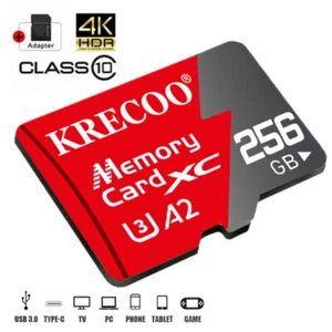 Memory Card TF Micro SD Card 256GB Class 10 High Speed Fast Flash For Camera Lot - Picture 1 of 17