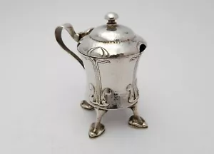 Stunning ARCHIBALD KNOX SILVER MUSTARD POT 1903 LIBERTY & Co CYMRIC art & crafts - Picture 1 of 4