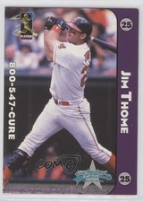 2001 CaP Cure Home Run Challenge Chipper Jones Jim Thome #CJJT HOF