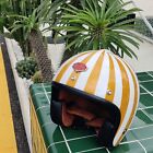 Yellow Masei 501 High Quality Motorcycle  Cafe Bike Scooter HELMET L XL G1