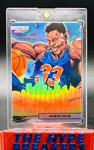/99 Patrick EWING Silver HOLO 2024 Leaf Metal Chrome ANIME NATION New York Knick - Picture 1 of 2