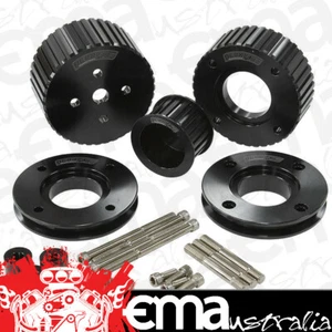 Aeroflow AF64-3006BLK Gilmer Drive Kit - Black Holden 5.0L 304Ci V8 Vn-Vs - Picture 1 of 2