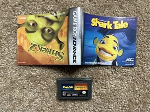 Shrek 2 and Shark Tale 2 in 1 Nintendo Game Boy Advance Spiel und Handbuch Set Lot - Bild 1 von 5