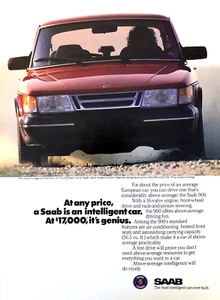 1988 SAAB 900—VINTAGE MAGAZINE ADVERTISEMENT—ORIGINAL PRINT AD - Picture 1 of 1