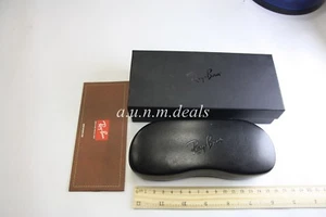 Ray-Ban Black With Black Box & Cleaning Cloth Sunglasses Case (Authentic) - Picture 1 of 3