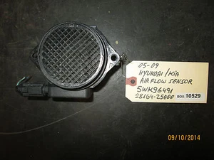 05 06 07 08 09 HYUNDAI/KIA AIR FLOW SENSOR #5WK96491/28164-25000 BOX-10529 - Foto 1 di 3