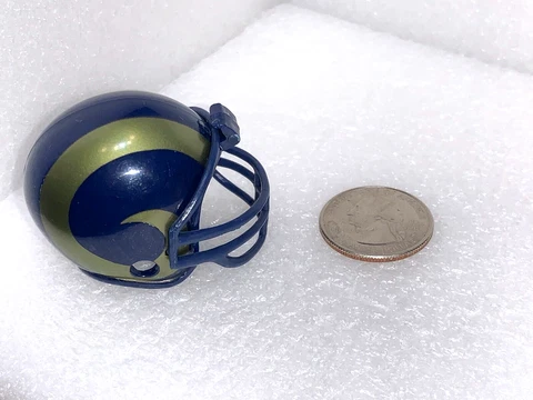 St. Louis Rams Vintage 1990s Mini NFL Football Gumball Helmet New Cover