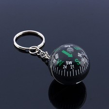 28mm Outdoor Survival Keychain Ball Camping Hiking Compass