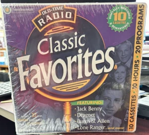 OLD-TIME RADIO CLASSIC FAVORITES - 10 KASSETTEN / 10 STUNDEN / 20 PROGRAMME - Versiegelt Neu - Bild 1 von 3