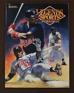 Legends Sports Memorabilia Maggio/Giugno 1993 Hobby Edition/Cover 45 Kirby Puckett - Foto 1 di 5