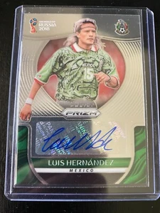 Panini Prizm 2018 World Cup auto signature S-LH Luis Hernandez Mexico - Picture 1 of 2