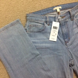Eileen Fisher Womens 4P Ankle Boot Jeans Stretch Denim Organic Cotton NWT $178 - Picture 1 of 10