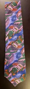 Corbata para hombre Jerry Garcia - bloques de construcción multicolores de la década de 1990 - Imagen 1 de 2