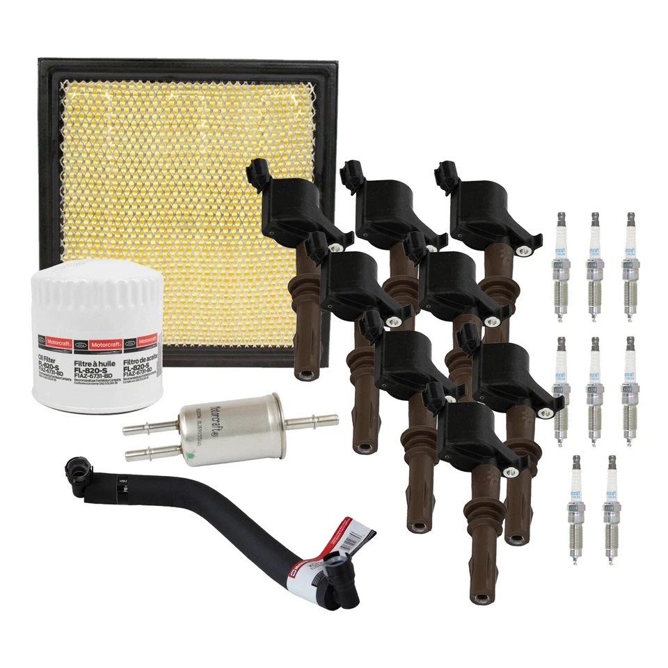 Motorcraft OEM Ignition Tune-Up Kit For Ford Expedition Lincoln Navigator V8 - Image 1 of 1