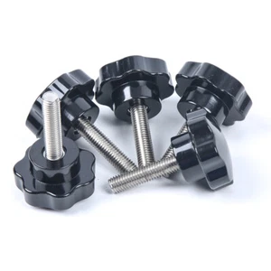 M4 M5 M6 M8 M10 M12 Plum Handle Screw 304 Knob Thumb Screw Hand Grip Knob Bolts - Picture 1 of 5