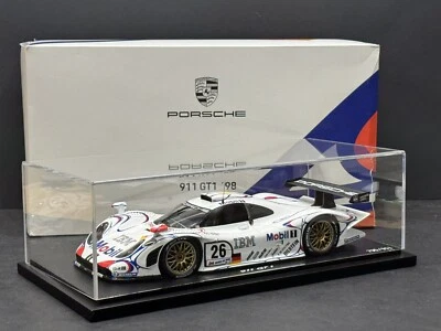 Spark Porsche GT1 #26 Winner 24h LeMans w/ Display Case Ltd. to 911 1/18 Scale - Image 1 of 4