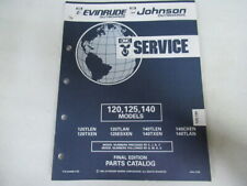1993 OMC 120 125 140 Model Final Edition Service Parts Catalog Manual P/N 434996
