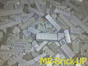Lego® 200 graue Basic Steine Bricks vers. Größen grau (L003) - Bild 1 von 1