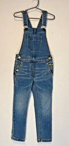 Crewcuts by J. Crew Denim Overalls Skinny Leg Classic Style Girls Size 4 - Picture 1 of 3