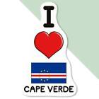 'I Love Cape Verde' Aufkleber (DW033597)