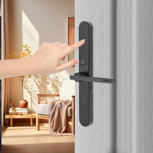 Smart Türschloss Zugang Silm Fingerprint Sicherheit Passwort Tastatur Door Lock - Bild 1 von 16