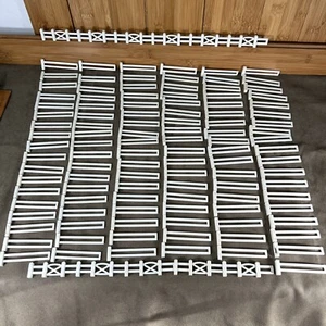 Plasticville HUGE Lot of 120. 109 Fence Sections & 11 Gates - Split Fencing VTG - Picture 1 of 16