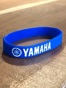 Yamaha Racing Silicone Wristband Bracelet bLU cRU MotoGP Supercross Armband GYTR - Picture 1 of 2