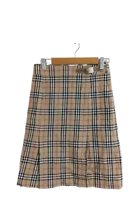 Burberry Blue Lable Skirt Size 36 Beige Nova Check  - Picture 1 of 8