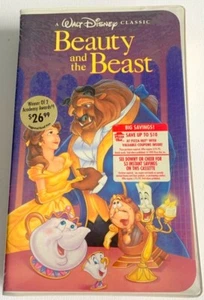 BEAUTY AND THE BEAST(BLACK DIAMOND)-VHS TAPE FACTORY SEALED(Family,Disney) - Picture 1 of 3
