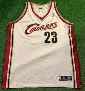 Vintage Cleveland Cavaliers LeBrOn James Cavs Reebok Authentic RooKiE Trikot 52 - Bild 1 von 10