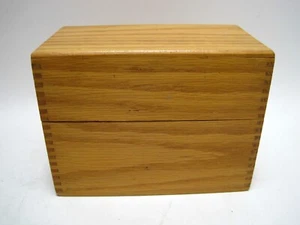 Lot of Estate Recipe Cards w/Nice Wood Box Handwritten Typed Newspaper - Picture 1 of 8