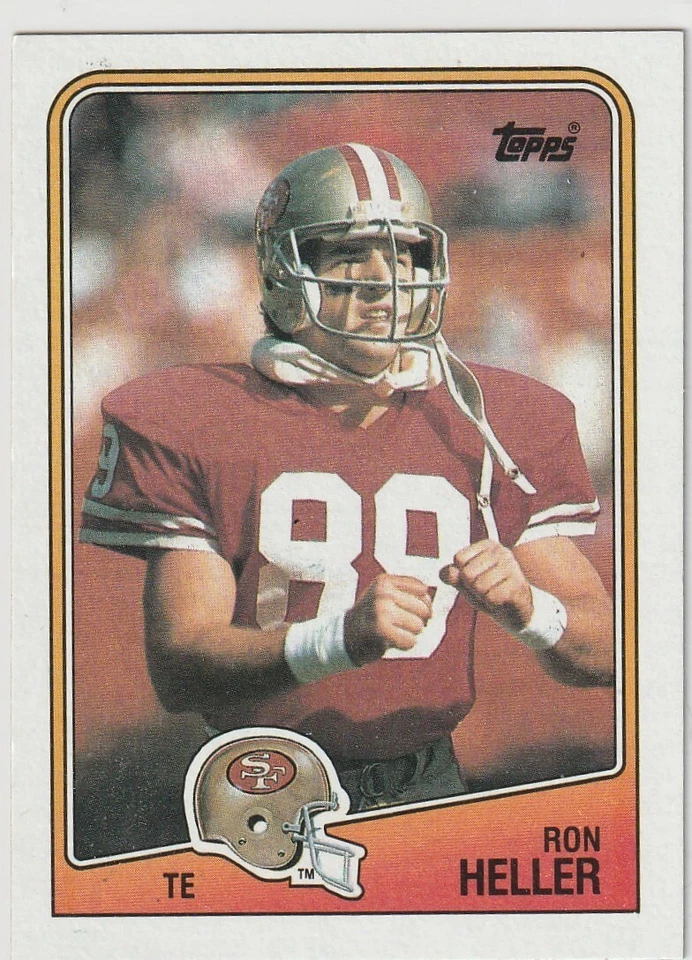 1988 Topps #45 Ron Heller RC San Francisco 49ers - Image 1 of 1