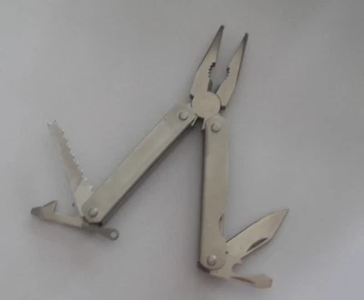 COUTEAU PINCE MULTIFONCTION CANICAF PECHE CHASSE + ETUIT - Photo 1/4