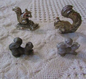 Lote de ardillas miniatura vintage - Imagen 1 de 3