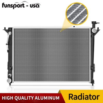 13194 Radiator for 2010-2018 Hyundai Santa Fe 2011-2015 Kia Sorento 2.4 3.3 3.5L - Image 1 of 4