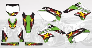 AM0342 MOTOCROSS GRAPHICS DECALS STICKERS FOR KAWASAKI KXF 450 KX450F 2006-2008 - Bild 1 von 1