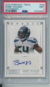 2012 National Treasures Bobby Wagner RC ROOKIE 2/99 AUTO AUTOGRAPH #209 PSA 9 - Picture 1 of 2