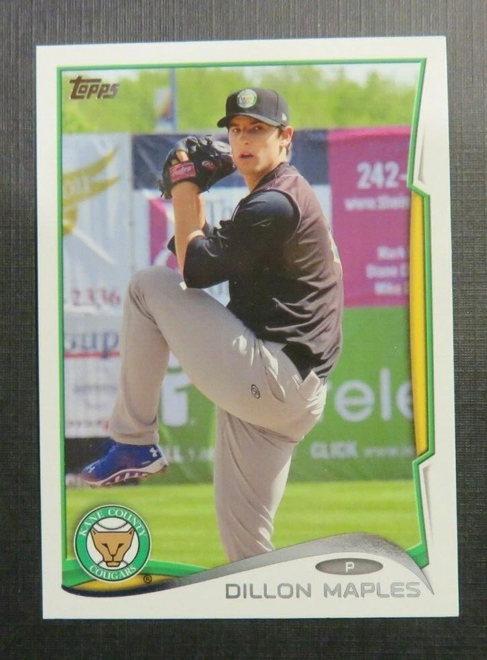 2014 Topps Pro Debut, Kane County Cougars - DILLON MAPLES - Image 1 of 1