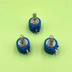 3pcs 3590S 100R to 100K Ohm Multi Turn Wirewound Rotary Precision Potentiometer - Picture 1 of 6
