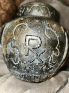 Antiker Apothekermörser NUR BRONZE/MESSING? Patina VERZIERTE erhabene Details - Bild 1 von 8