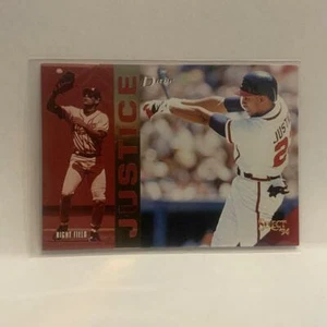 #236 Dave Justice Atlanta Braves 1994 Score Select Baseball Card HX - Picture 1 of 2