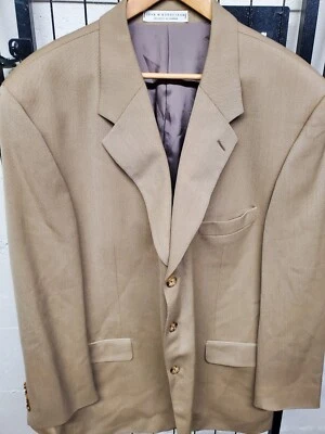 Blazer Abrigo Deportivo Nordstrom Para Hombres Chaqueta Informal de Tres Botones 48L Trajes Tostados Foto 1 de 4