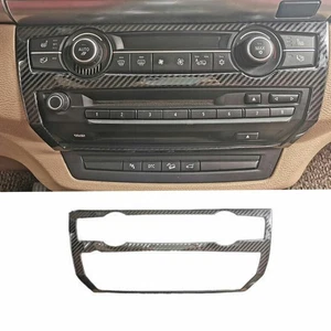 For BMW X5 E70 2008-2013 Carbon Fiber Steel Air Conditioning switch Panel Cover - Picture 1 of 6