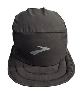 Brooks Lightweight Packable Hat 5 Panel Running Cap One Size Black NEW - Picture 1 of 5